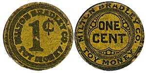 Milton Bradley Toy Money