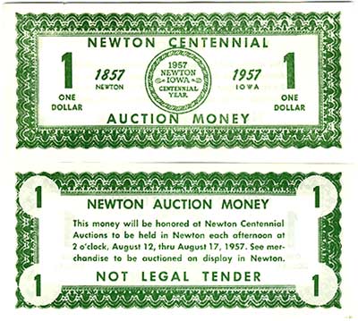 Newton Auction bill